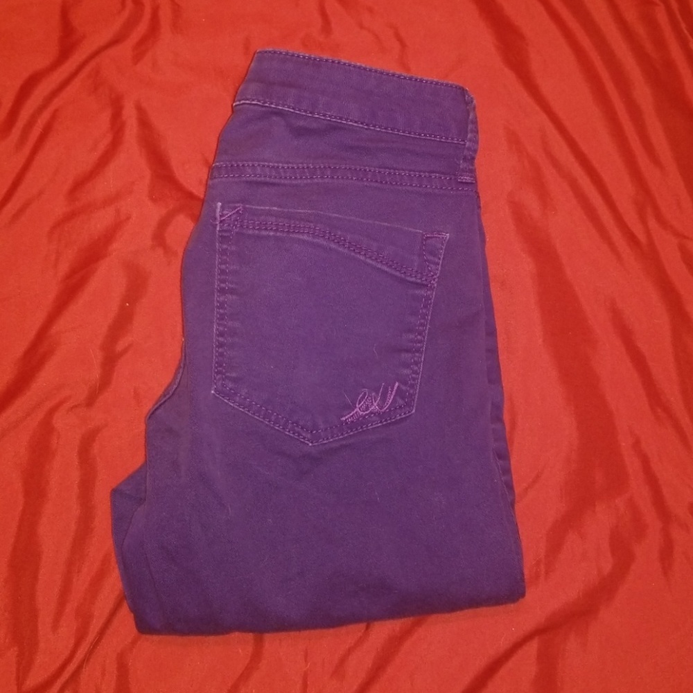 Purple Skinny Jeans